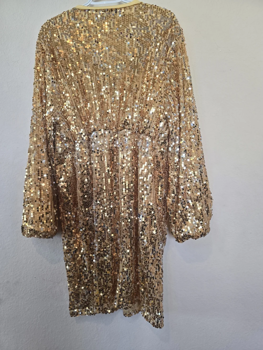 SHEIN Curve DeepV Sequin Party Dress Sz 3X
